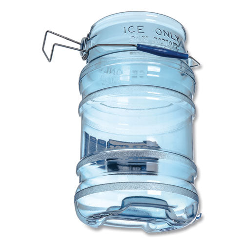 Image of San Jamar® SI6000 Saf-T-Ice Tote, 6 gal, Transparent Blue