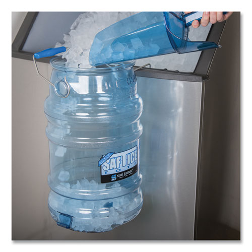 Image of San Jamar® SI6000 Saf-T-Ice Tote, 6 gal, Transparent Blue