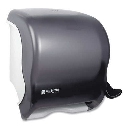 Image of San Jamar® T950TBK Element Lever Roll Towel Dispenser, Classic, 12.5 X 8.5 X 12.75, Black Pearl