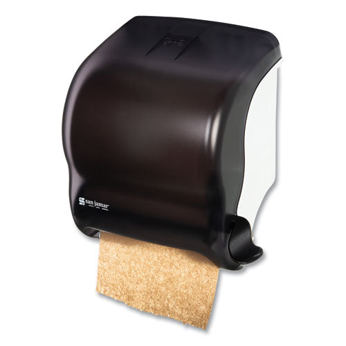 Image of San Jamar® T950TBK Element Lever Roll Towel Dispenser, Classic, 12.5 X 8.5 X 12.75, Black Pearl