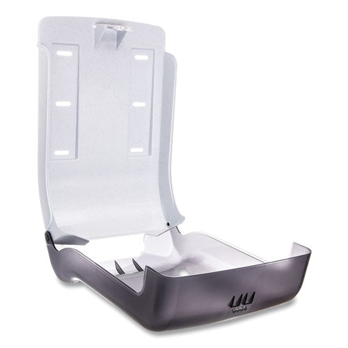 Image of San Jamar® T1700TBK Large Capacity Ultrafold Multifold/C-Fold Towel Dispenser, Classic, 11.75 x 6.25 x 18, Black Pearl