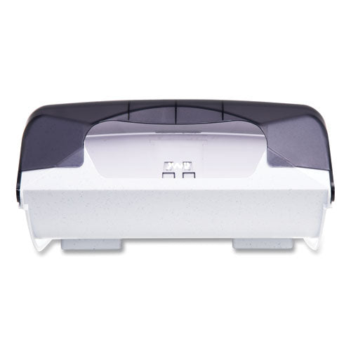 Image of San Jamar® T1700TBK Large Capacity Ultrafold Multifold/C-Fold Towel Dispenser, Classic, 11.75 x 6.25 x 18, Black Pearl