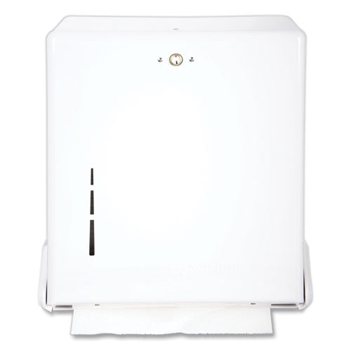 Image of San Jamar® T1905WH True Fold C-Fold/multifold Paper Towel Dispenser, 11.63 X 5 X 14.5, White