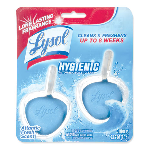 Image of LYSOL® Brand 19200-83721 Hygienic Automatic Toilet Bowl Cleaner, Atlantic Fresh, 2/pack