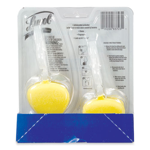 Image of LYSOL® Brand 19200-83723 Hygienic Automatic Toilet Bowl Cleaner, Lemon Breeze, 2/pack