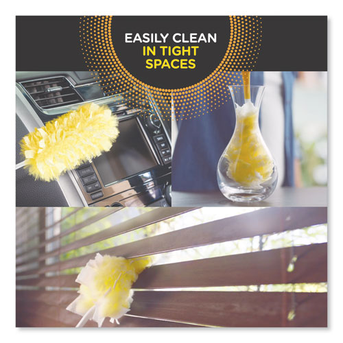 Image of Swiffer® 99035 Heavy Duty Dusters Refill, Dust Lock Fiber, Yellow, 33/Carton
