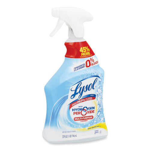 Image of LYSOL® Brand 19200-89289 Multi-Purpose Hydrogen Peroxide Cleaner, Citrus Sparkle Zest, 32 Oz Trigger Spray Bottle, 9/carton