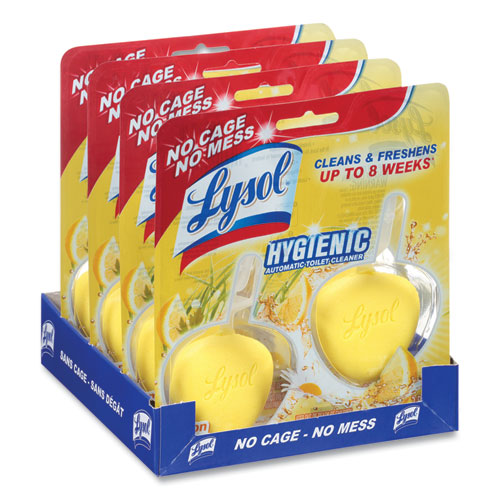 Image of LYSOL® Brand 19200-83723 Hygienic Automatic Toilet Bowl Cleaner, Lemon Breeze, 2/pack