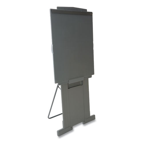 Image of Quartet® 200E Duramax Portable Presentation Easel, 72" Tall, Plastic, Gray