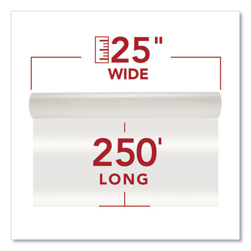 Image of GBC® 3000024 Nap-Lam I Roll Film, 3 Mil, 25" X 250 Ft, Gloss Clear, 2/box