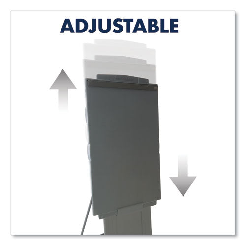 Image of Quartet® 200E Duramax Portable Presentation Easel, 72" Tall, Plastic, Gray