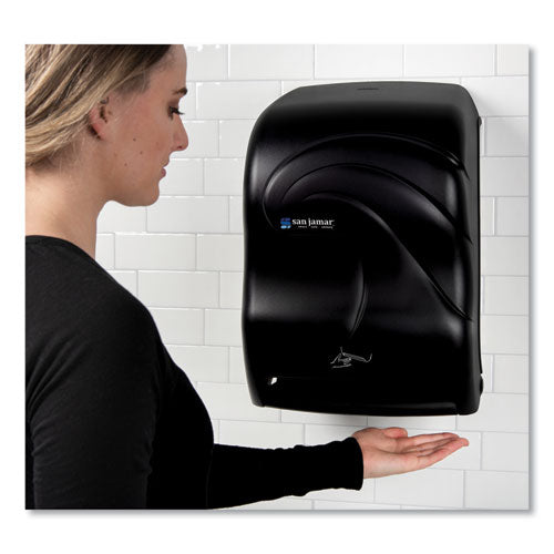 Image of San Jamar® T1490TBK Smart System With Iq Sensor Towel Dispenser, 11.75 X 9.25 X 16.5, Black Pearl