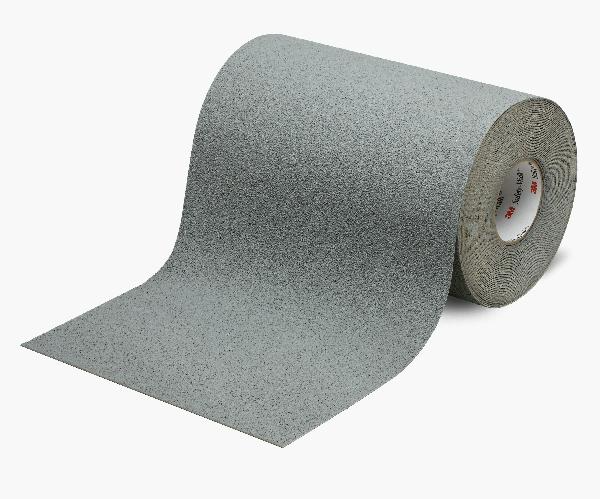 Image of SKILCRAFT® Peel-and-Stick Nonskid Tapes and Treads, Medium Resilient, Gray, 18" x 60' Roll