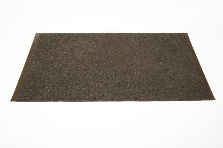 Image of SKILCRAFT® 3-Mat Entry System, Scraper/Wiper Vinyl Loop, 4' x 1/2" x 6', Chestnut Brown