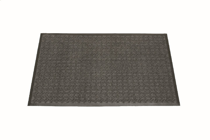 Image of SKILCRAFT® 3-Mat Entry System, Scraper/Wiper, 100% Recycled, Gray, 4' x 3/8" x 6'