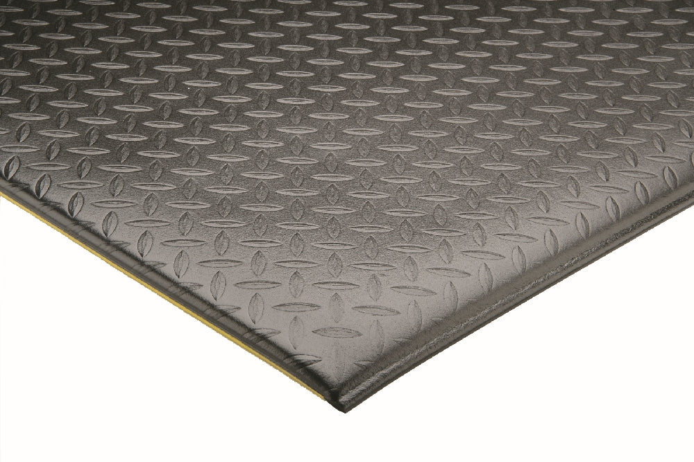 Image of SKILCRAFT® Anti-Fatigue Mat, Industrial Duty, Black, 3' x 9/16" x 5', Case of 2