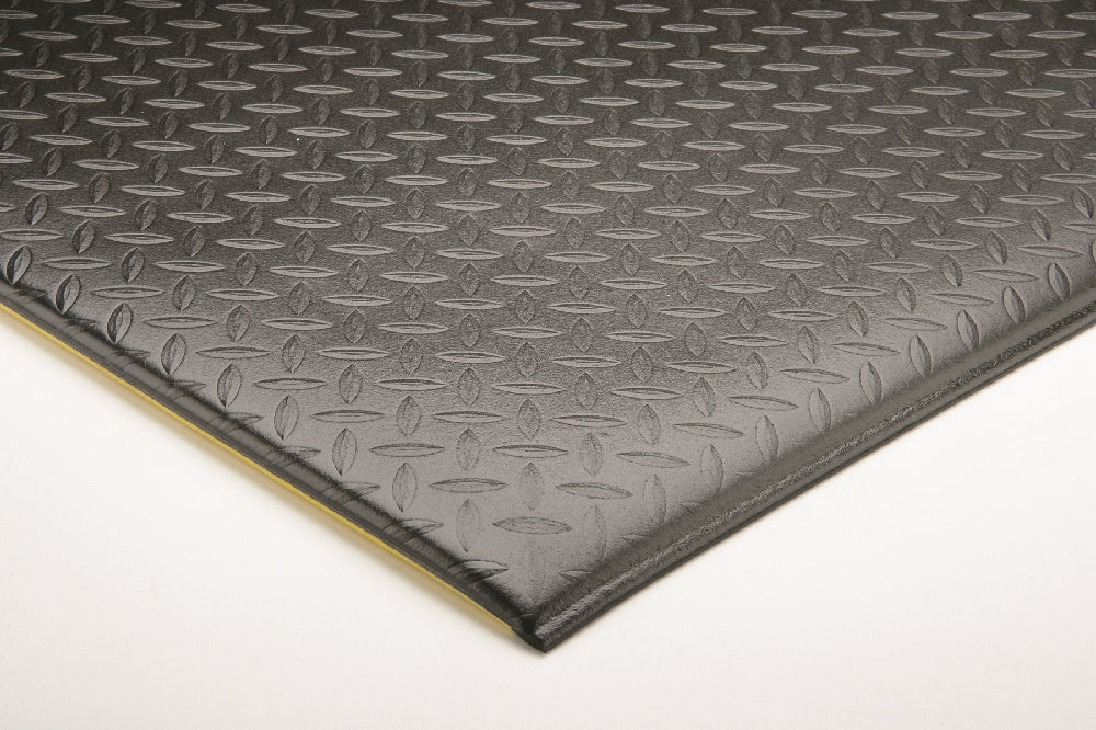 Image of SKILCRAFT® Anti-Fatigue Mat, Industrial Duty, Black, 2' x 9/16" x 3', Case of 4