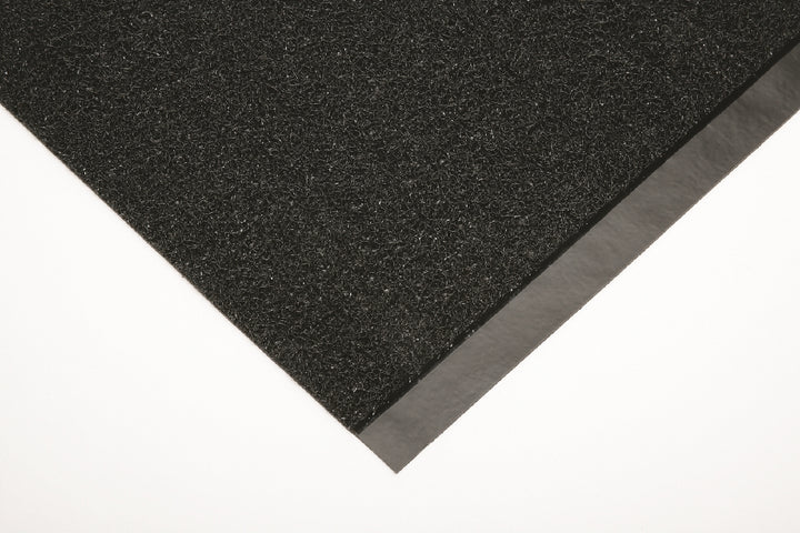 Image of SKILCRAFT® 3-Mat Entry System, Scraper/Wiper Vinyl Loop, Black, 3' x 1/2" x 5', Case of 2
