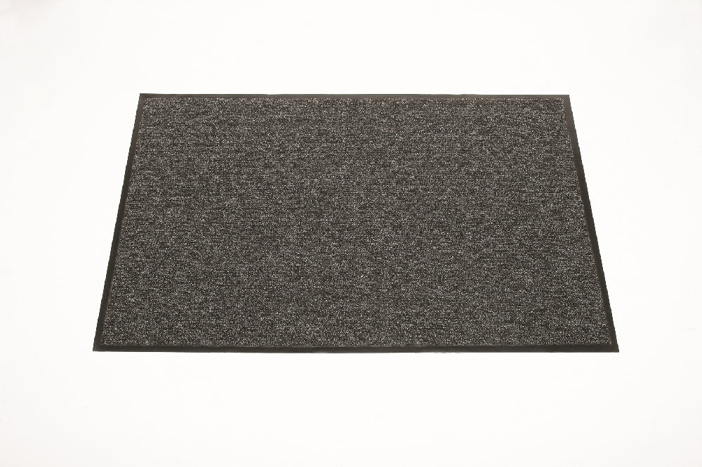 Image of SKILCRAFT® 3-Mat Entry System, Scraper, Loop-Pile, Gray, 3' x 5/16" x 5'