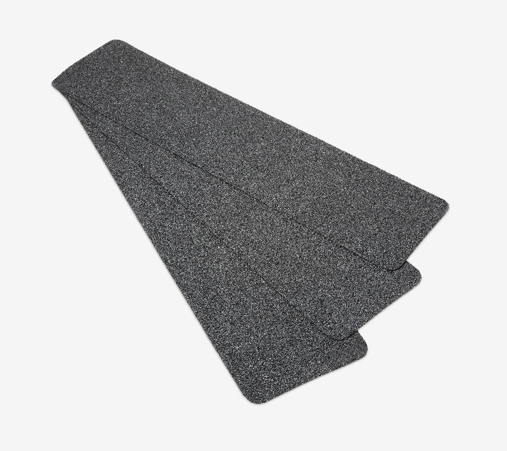 Image of SKILCRAFT® Peel-and-Stick Nonskid Tapes and Treads, Coarse, Black, 6" x 24" Pieces