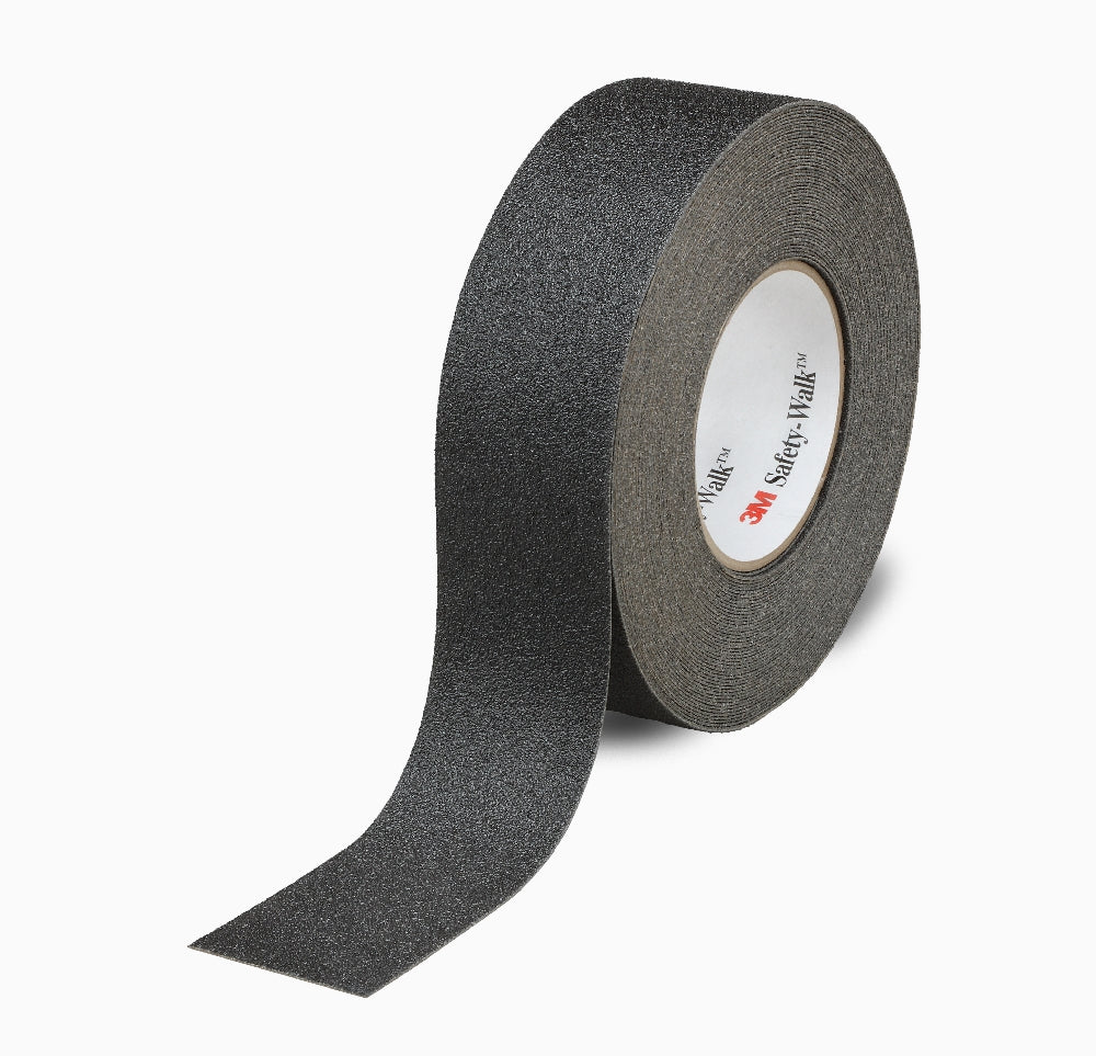 Image of SKILCRAFT® Peel-and-Stick Nonskid Tapes and Treads, General Purpose, Black, 2" x 60' Roll