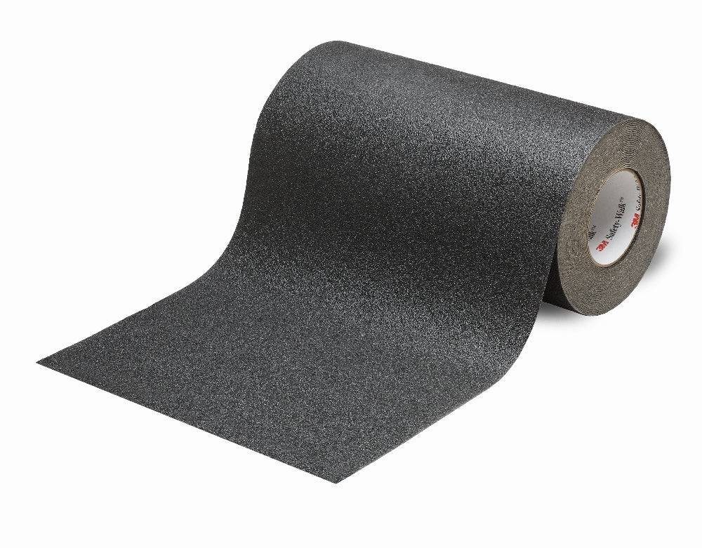 Image of SKILCRAFT® Peel-and-Stick Nonskid Tapes and Treads, General Purpose, Black, 12" x 60' Roll