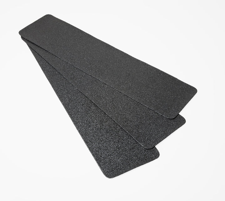 Image of SKILCRAFT® Peel-and-Stick Nonskid Tapes and Treads, Conformable, Black, 6" x 24" Pieces