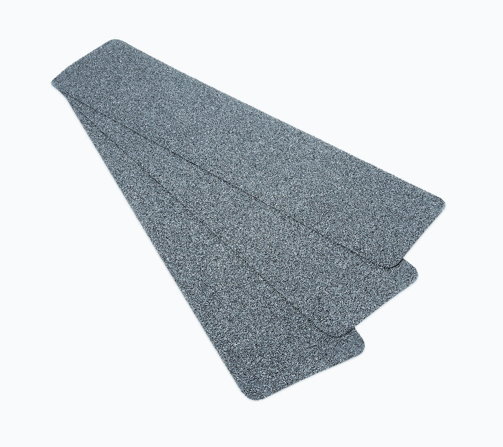 Image of SKILCRAFT® Peel-and-Stick Nonskid Tapes and Treads, Coarse, Gray, 6" x 24" Pieces