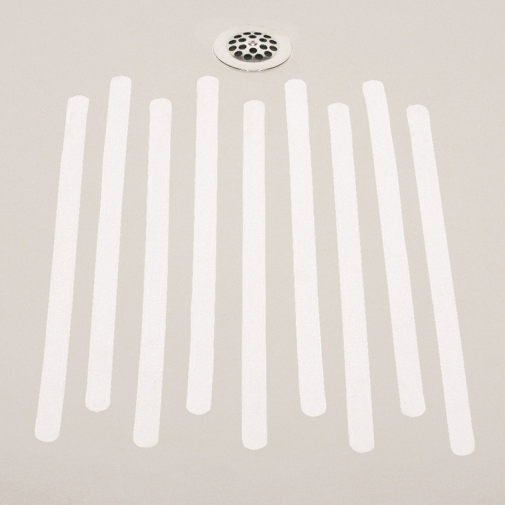 Image of SKILCRAFT® Peel-and-Stick Nonskid Tapes and Treads, Fine, Clear, 2" x 60' Roll