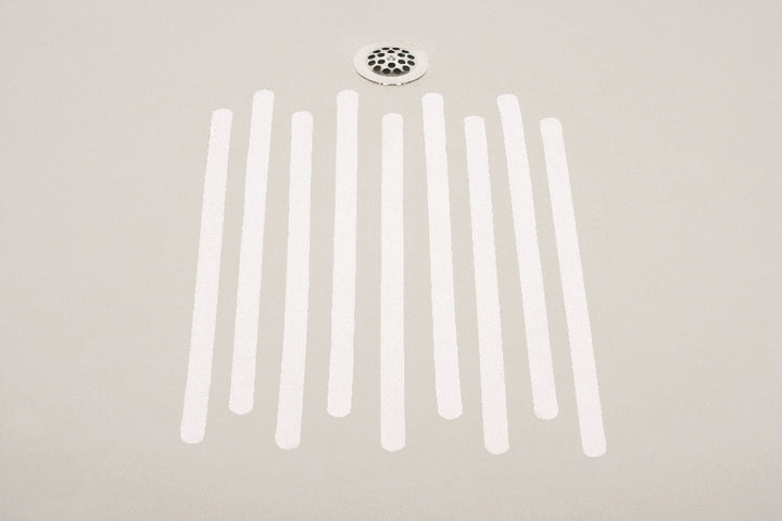 Image of SKILCRAFT® Peel-and-Stick Nonskid Tapes and Treads, Fine, Clear, 6" x 24" Pieces