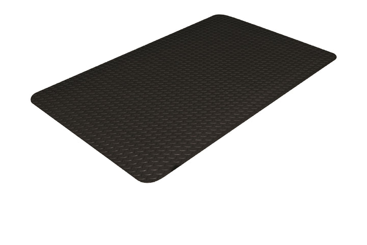 Image of SKILCRAFT® Anti-Fatigue Mats, Heavy-Duty Industiral Hard-Top, Black, 3' x 5' x 0.563"
