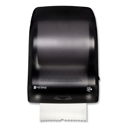 Image of San Jamar® T7400TBK Simplicity Mechanical Roll Towel Dispenser, 15.25 X 13 X 10.25, Black