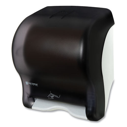 Image of San Jamar® T8400TBK Smart Essence Electronic Roll Towel Dispenser, 11.88 X 9.1 X 14.4, Black