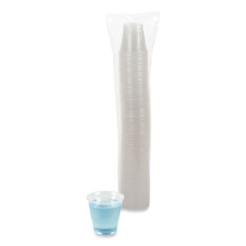 Image of Boardwalk® BWKTRANSCUP5PK Translucent Plastic Cold Cups, 5 oz, 100/Pack