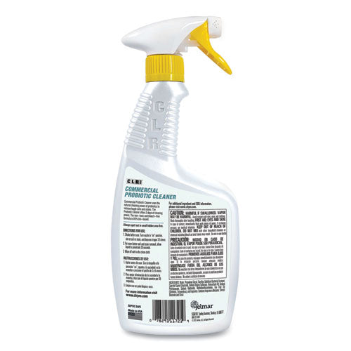 Image of CLR PRO® FMCPC326PRO Commercial Probiotic Cleaner, Lemon Scent, 32 Oz Spray Bottle, 6/carton