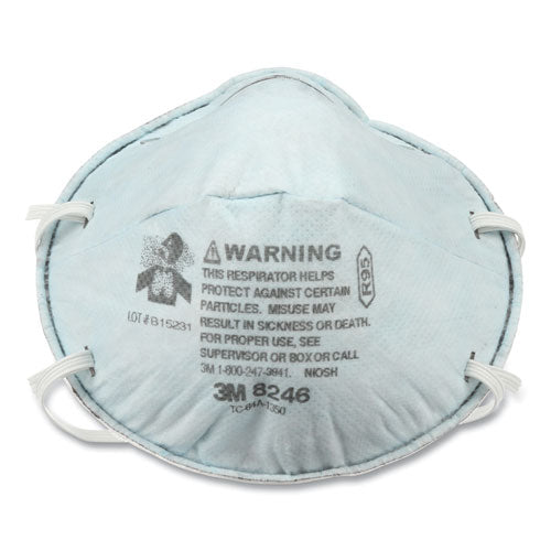 Image of 3M 8246 Particulate Respirator 8246, R95, Standard Size, 120/Carton