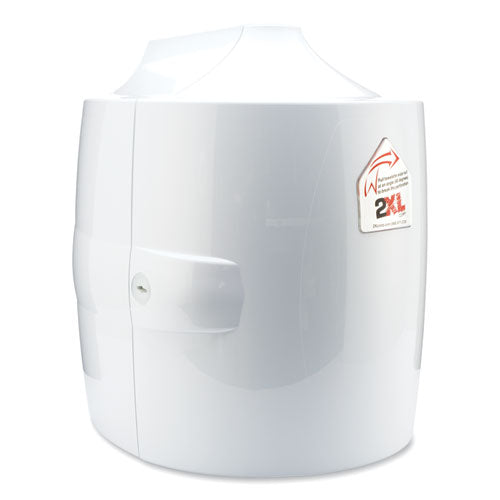 Image of 2XL Contemporary Wall Mount Wipe Dispenser, 11 X 11 X 13, White
