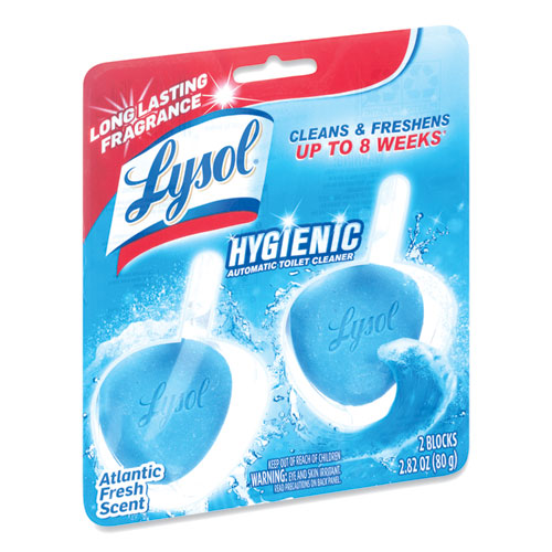 Image of LYSOL® Brand 19200-83721 Hygienic Automatic Toilet Bowl Cleaner, Atlantic Fresh, 2/pack
