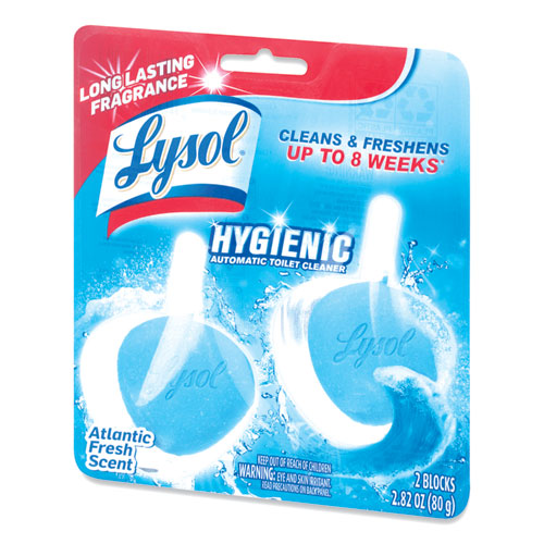 Image of LYSOL® Brand 19200-83721 Hygienic Automatic Toilet Bowl Cleaner, Atlantic Fresh, 2/pack