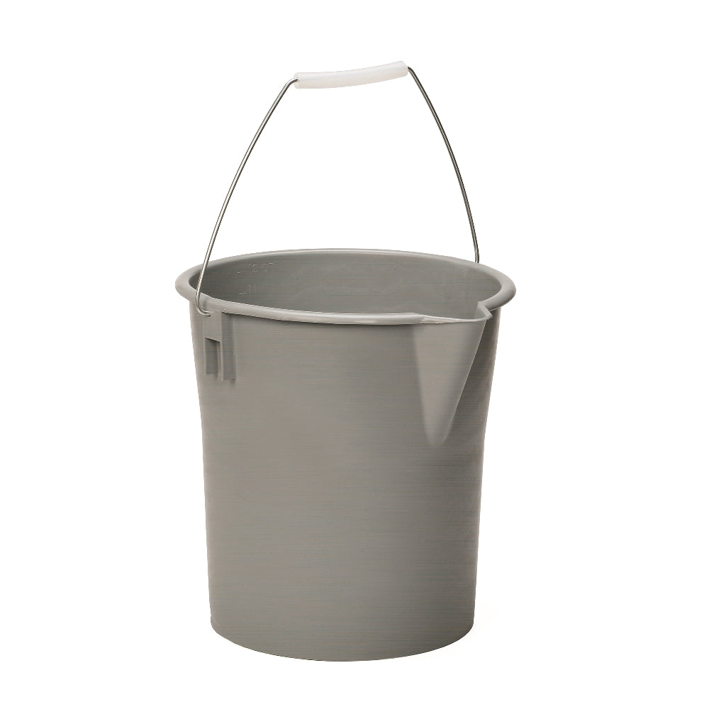 Image of Plastic Utility Pail, 12 Quart, w/Pouring Lip, Case of 12
