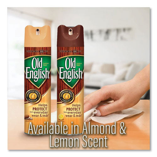 Image of OLD ENGLISH® 62338-74035 Furniture Polish, Fresh Lemon Scent, 12.5 Oz Aerosol Spray, 12/carton