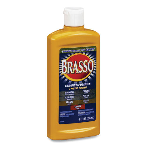 Image of BRASSO® 26600-89334 Metal Surface Polish, 8 Oz Bottle