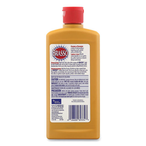 Image of BRASSO® 26600-89334 Metal Surface Polish, 8 Oz Bottle