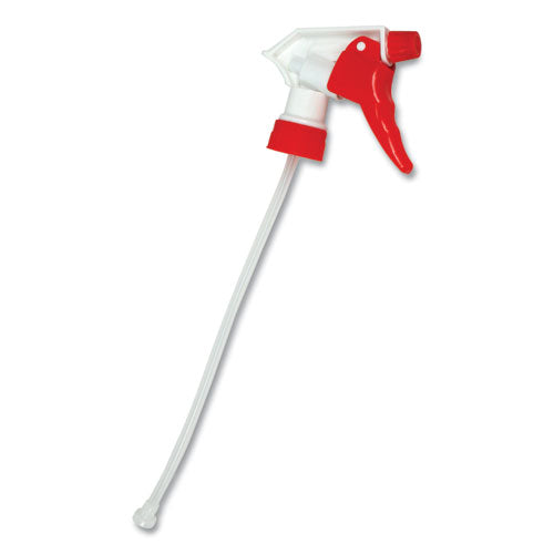 Image of Impact® 490624 SPRAY TRIGGER, 9.5" TUBE, FITS 32 OZ BOTTLES, RED/WHITE