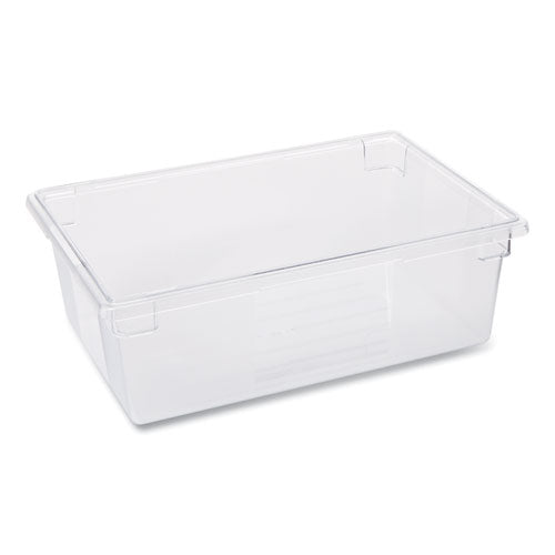 Image of Rubbermaid® Commercial FG330000CLR Food/Tote Boxes, 12.5 gal, 26 x 18 x 9, Clear, Plastic