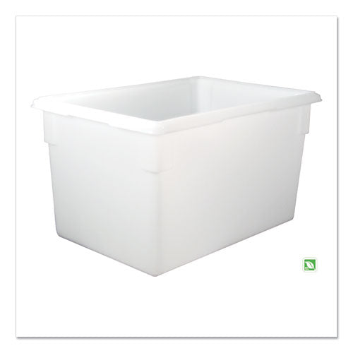 Image of Rubbermaid® Commercial FG350100WHT Food/Tote Boxes, 21.5 gal, 26 x 18 x 15, White, Plastic