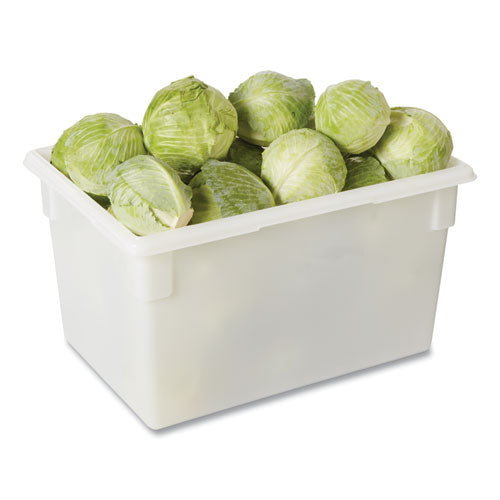 Image of Rubbermaid® Commercial FG350100WHT Food/Tote Boxes, 21.5 gal, 26 x 18 x 15, White, Plastic