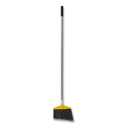 Image of Rubbermaid® Commercial FG638500GRAY Angled Large Broom, 48.78" Length, Silver/Gray