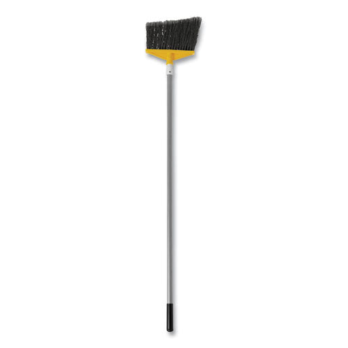 Image of Rubbermaid® Commercial FG638500GRAY Angled Large Broom, 48.78" Length, Silver/Gray