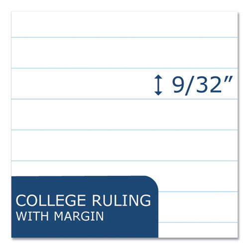 Image of Roaring Spring® 83911 Notebook Filler Paper, 3-Hole, 8.5 X 11, College Rule, 100/pack